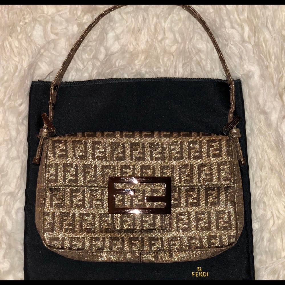 ***SOLD***Authentic rare Fendi zucchino baguette
